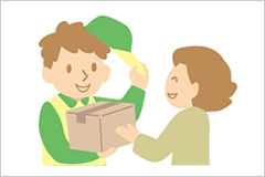 商品の受取